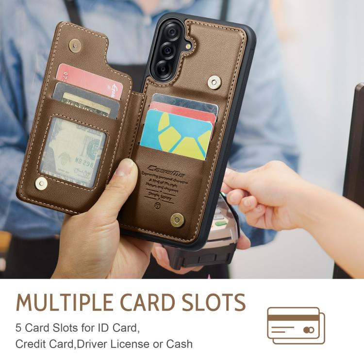 CaseMe C22 Card Slots Holder RFID Anti-theft Phone Case, For Samsung Galaxy A36 5G, For Samsung Galaxy S25 5G, For Samsung Galaxy S25+ 5G, For Samsung Galaxy S25 Ultra 5G