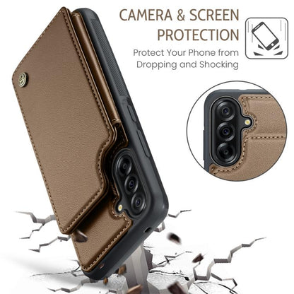 CaseMe C22 Card Slots Holder RFID Anti-theft Phone Case, For Samsung Galaxy A36 5G, For Samsung Galaxy S25 5G, For Samsung Galaxy S25+ 5G, For Samsung Galaxy S25 Ultra 5G