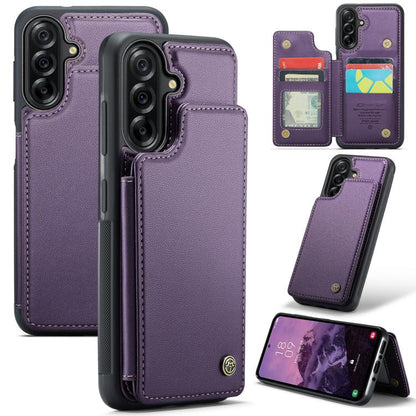 CaseMe C22 Card Slots Holder RFID Anti-theft Phone Case, For Samsung Galaxy A36 5G, For Samsung Galaxy S25 5G, For Samsung Galaxy S25+ 5G, For Samsung Galaxy S25 Ultra 5G