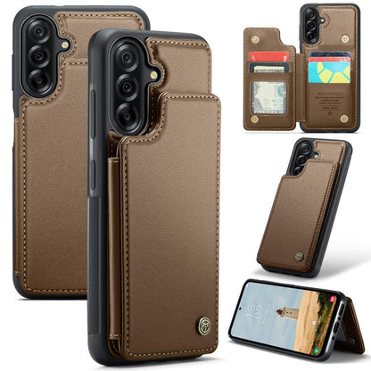 CaseMe C22 Card Slots Holder RFID Anti-theft Phone Case, For Samsung Galaxy A56 5G, For Samsung Galaxy A36 5G, For Samsung Galaxy S25 5G, For Samsung Galaxy S25+ 5G
