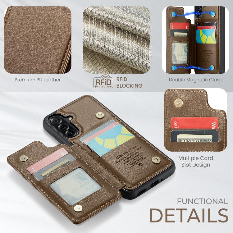CaseMe C22 Card Slots Holder RFID Anti-theft Phone Case, For Samsung Galaxy A17