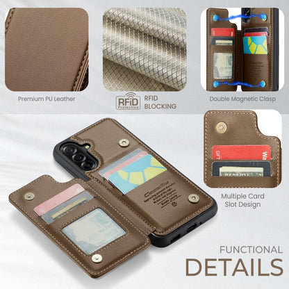 CaseMe C22 Card Slots Holder RFID Anti-theft Phone Case, For Samsung Galaxy A17