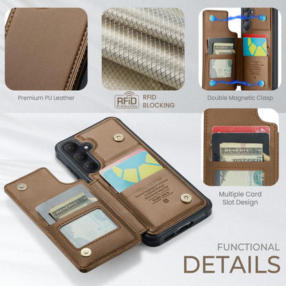 CaseMe C22 Card Slots Holder RFID Anti-theft Phone Case, For Samsung Galaxy S26 5G, For Samsung Galaxy A57 5G, For Samsung Galaxy A37 5G, For Samsung Galaxy S25 Edge 5G