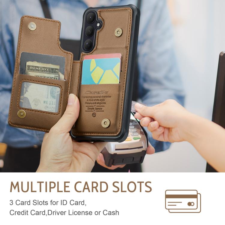 CaseMe C22 Card Slots Holder RFID Anti-theft Phone Case, For Samsung Galaxy S26 5G, For Samsung Galaxy A57 5G, For Samsung Galaxy A37 5G, For Samsung Galaxy S25 Edge 5G