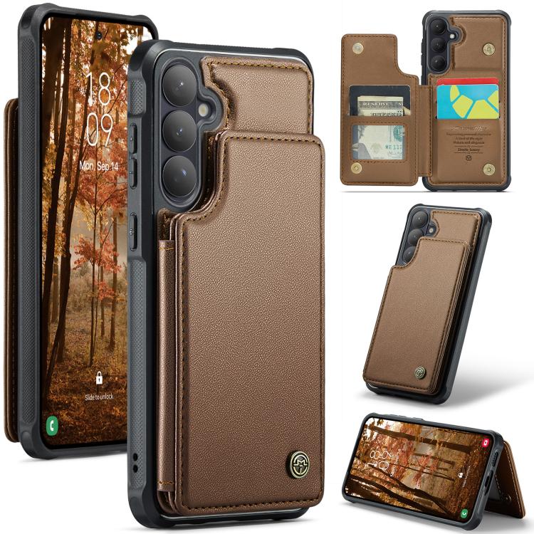 CaseMe C22 Card Slots Holder RFID Anti-theft Phone Case, For Samsung Galaxy S26+ 5G, For Samsung Galaxy S26 Ultra 5G, For Samsung Galaxy S26 5G, For Samsung Galaxy A57 5G