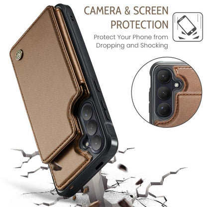 CaseMe C22 Card Slots Holder RFID Anti-theft Phone Case, For Samsung Galaxy S26 5G, For Samsung Galaxy A57 5G, For Samsung Galaxy A37 5G, For Samsung Galaxy S25 Edge 5G