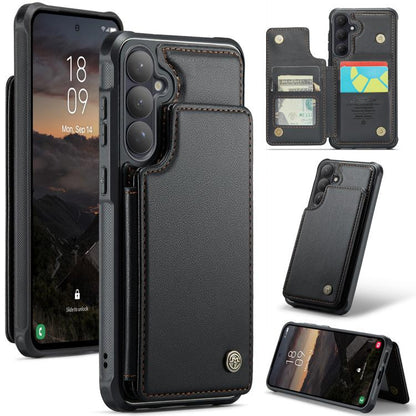 CaseMe C22 Card Slots Holder RFID Anti-theft Phone Case, For Samsung Galaxy S26 5G, For Samsung Galaxy A57 5G, For Samsung Galaxy A37 5G, For Samsung Galaxy S25 Edge 5G