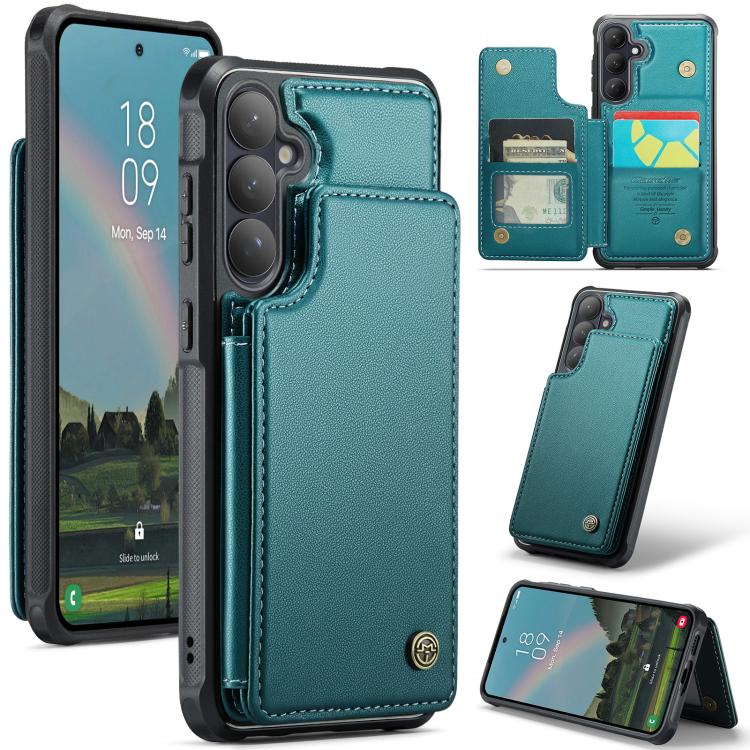 CaseMe C22 Card Slots Holder RFID Anti-theft Phone Case, For Samsung Galaxy S26 5G, For Samsung Galaxy A57 5G, For Samsung Galaxy A37 5G, For Samsung Galaxy S25 Edge 5G