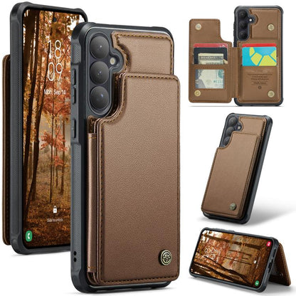 CaseMe C22 Card Slots Holder RFID Anti-theft Phone Case, For Galaxy S26 FE 5G, For Galaxy Z Fold8 Ultra 5G, For Samsung Galaxy S26+ 5G, For Samsung Galaxy S26 Ultra 5G