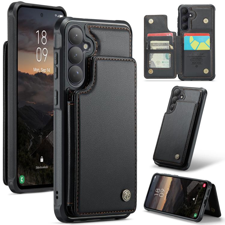CaseMe C22 Card Slots Holder RFID Anti-theft Phone Case, For Galaxy S26 FE 5G, For Galaxy Z Fold8 Ultra 5G, For Samsung Galaxy S26+ 5G, For Samsung Galaxy S26 Ultra 5G