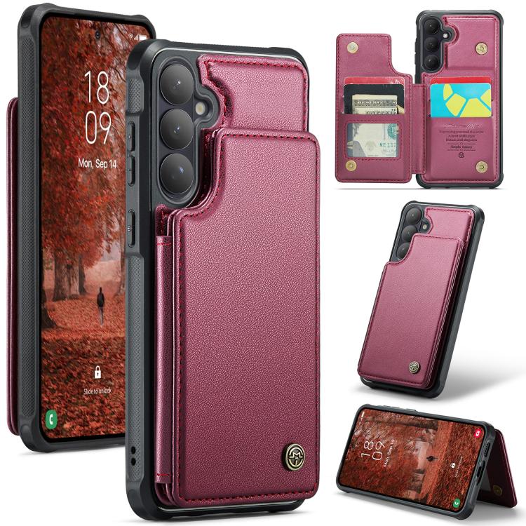 CaseMe C22 Card Slots Holder RFID Anti-theft Phone Case, For Galaxy S26 FE 5G, For Galaxy Z Fold8 Ultra 5G, For Samsung Galaxy S26+ 5G, For Samsung Galaxy S26 Ultra 5G