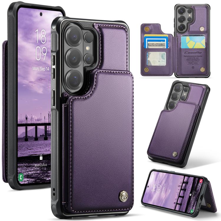 CaseMe C22 Card Slots Holder RFID Anti-theft Phone Case, For Galaxy S26 FE 5G, For Galaxy Z Fold8 Ultra 5G, For Samsung Galaxy S26+ 5G, For Samsung Galaxy S26 Ultra 5G