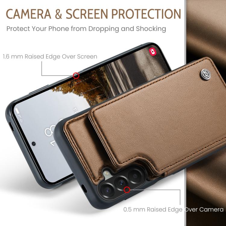 CaseMe C22 Card Slots Holder RFID Anti-theft Phone Case, For Samsung Galaxy A37 5G, For Samsung Galaxy S25 FE  5G, For Samsung Galaxy S25 Edge 5G, For Samsung Galaxy A56 5G