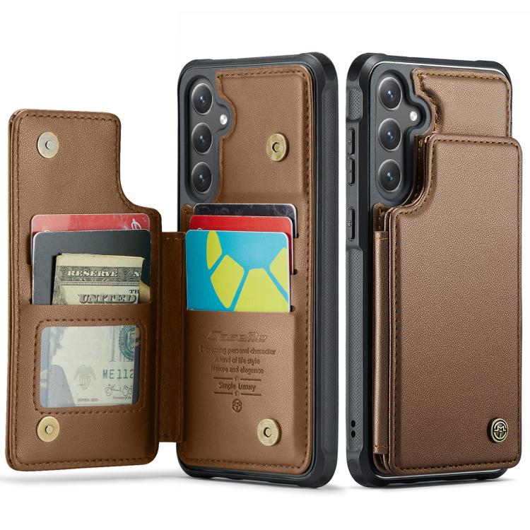 CaseMe C22 Card Slots Holder RFID Anti-theft Phone Case, For Samsung Galaxy A37 5G, For Samsung Galaxy S25 FE  5G, For Samsung Galaxy S25 Edge 5G, For Samsung Galaxy A56 5G