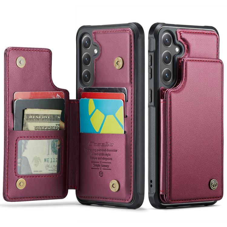 CaseMe C22 Card Slots Holder RFID Anti-theft Phone Case, For Samsung Galaxy A37 5G, For Samsung Galaxy S25 FE  5G, For Samsung Galaxy S25 Edge 5G, For Samsung Galaxy A56 5G