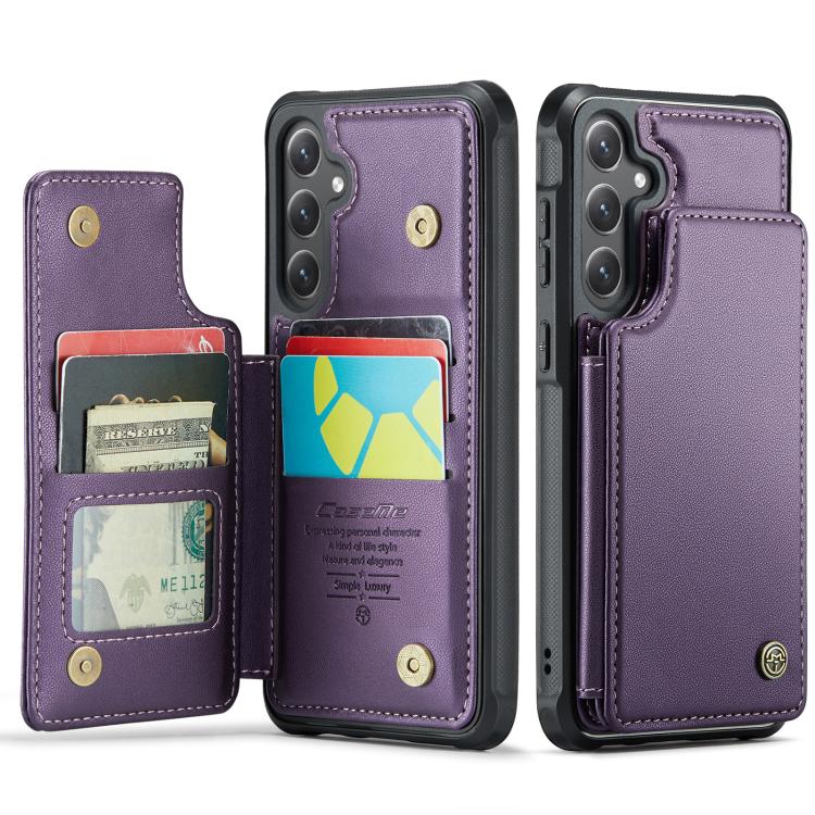 CaseMe C22 Card Slots Holder RFID Anti-theft Phone Case, For Samsung Galaxy A37 5G, For Samsung Galaxy S25 FE  5G, For Samsung Galaxy S25 Edge 5G, For Samsung Galaxy A56 5G