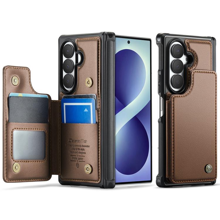 CaseMe C22 Card Slots Holder RFID Anti-theft Phone Case, For Galaxy S26 FE 5G, For Galaxy Z Fold8 Ultra 5G, For Samsung Galaxy S26+ 5G, For Samsung Galaxy S26 Ultra 5G