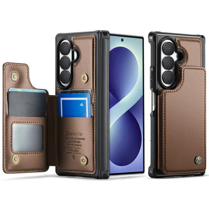 CaseMe C22 Card Slots Holder RFID Anti-theft Phone Case, For Galaxy S26 FE 5G, For Galaxy Z Fold8 Ultra 5G, For Samsung Galaxy S26+ 5G, For Samsung Galaxy S26 Ultra 5G