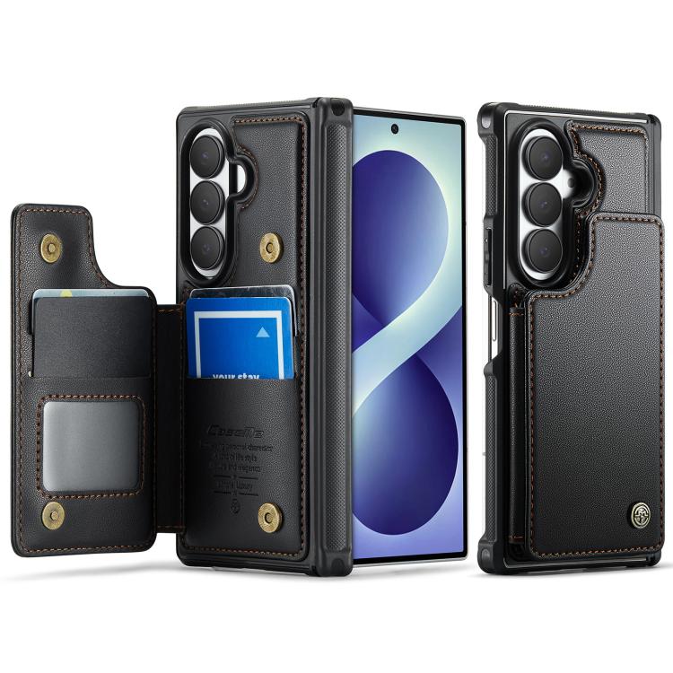 CaseMe C22 Card Slots Holder RFID Anti-theft Phone Case, For Galaxy S26 FE 5G, For Galaxy Z Fold8 Ultra 5G, For Samsung Galaxy S26+ 5G, For Samsung Galaxy S26 Ultra 5G