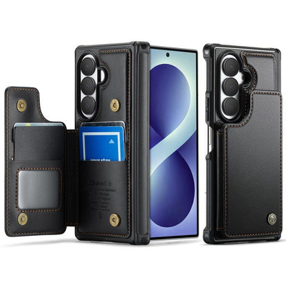CaseMe C22 Card Slots Holder RFID Anti-theft Phone Case, For Galaxy S26 FE 5G, For Galaxy Z Fold8 Ultra 5G, For Samsung Galaxy S26+ 5G, For Samsung Galaxy S26 Ultra 5G