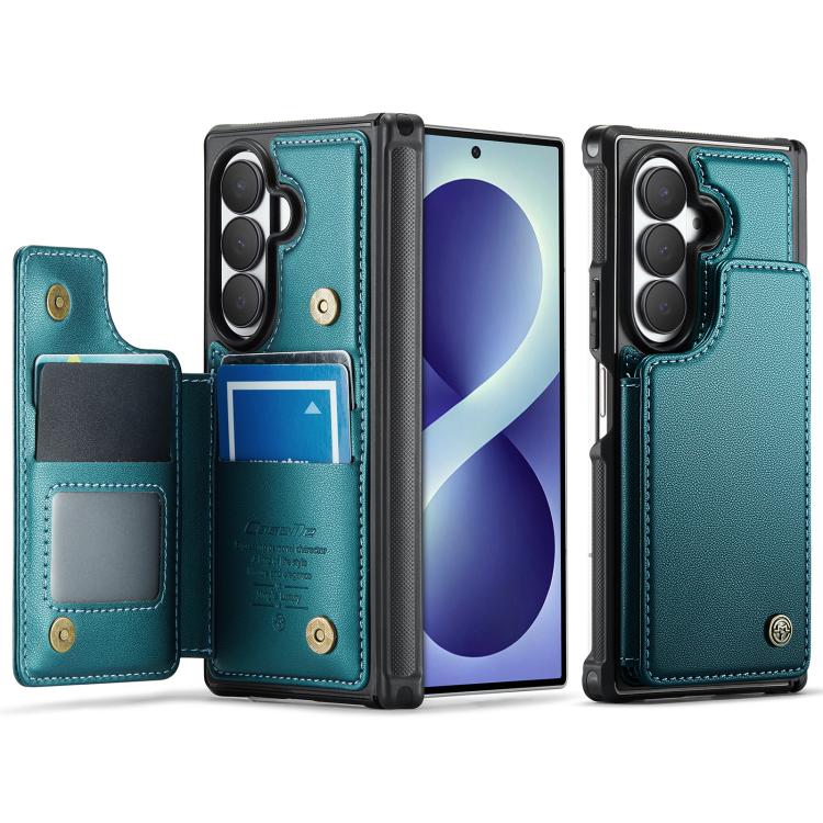 CaseMe C22 Card Slots Holder RFID Anti-theft Phone Case, For Galaxy S26 FE 5G, For Galaxy Z Fold8 Ultra 5G, For Samsung Galaxy S26+ 5G, For Samsung Galaxy S26 Ultra 5G