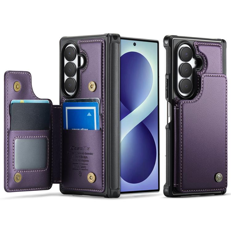 CaseMe C22 Card Slots Holder RFID Anti-theft Phone Case, For Galaxy S26 FE 5G, For Galaxy Z Fold8 Ultra 5G, For Samsung Galaxy S26+ 5G, For Samsung Galaxy S26 Ultra 5G
