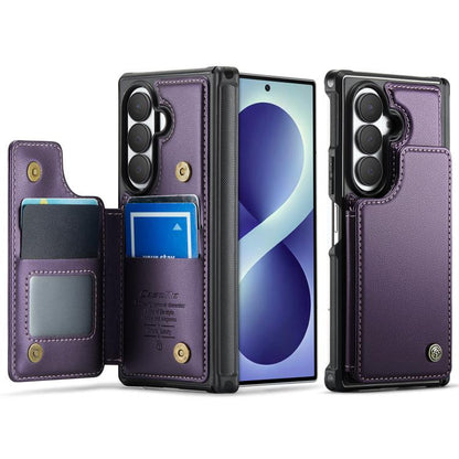 CaseMe C22 Card Slots Holder RFID Anti-theft Phone Case, For Galaxy S26 FE 5G, For Galaxy Z Fold8 Ultra 5G, For Samsung Galaxy S26+ 5G, For Samsung Galaxy S26 Ultra 5G