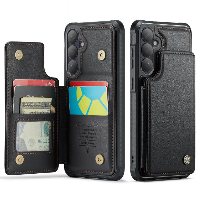 CaseMe C22 Card Slots Holder RFID Anti-theft Phone Case, For Galaxy S26 FE 5G, For Galaxy Z Fold8 Ultra 5G, For Samsung Galaxy S26+ 5G, For Samsung Galaxy S26 Ultra 5G