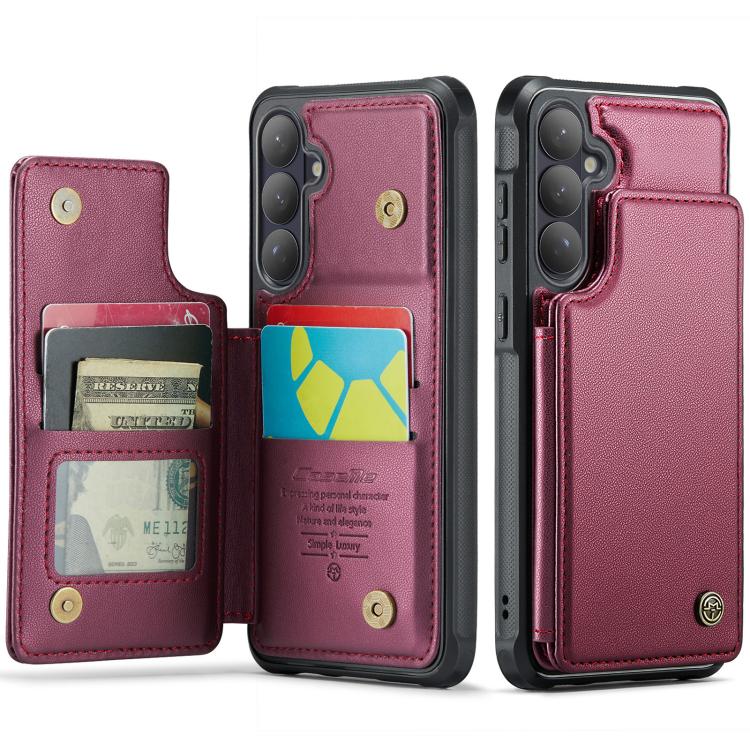 CaseMe C22 Card Slots Holder RFID Anti-theft Phone Case, For Galaxy S26 FE 5G, For Galaxy Z Fold8 Ultra 5G, For Samsung Galaxy S26+ 5G, For Samsung Galaxy S26 Ultra 5G