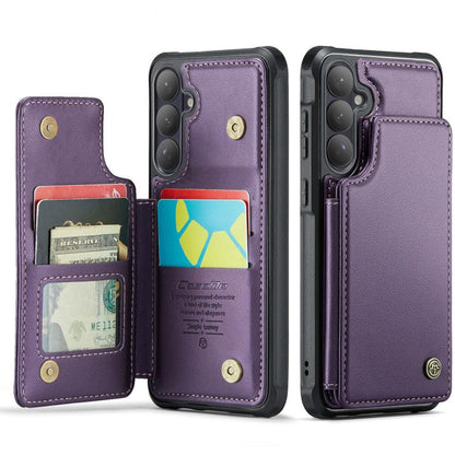 CaseMe C22 Card Slots Holder RFID Anti-theft Phone Case, For Galaxy S26 FE 5G, For Galaxy Z Fold8 Ultra 5G, For Samsung Galaxy S26+ 5G, For Samsung Galaxy S26 Ultra 5G