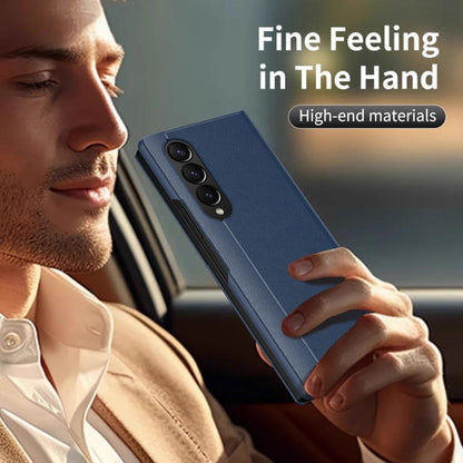 Smart View Window Leather Phone Case with Card Slot, For Samsung Galaxy Z Fold4, For Samsung Galaxy S22 Ultra 5G, For Samsung Galaxy S22+ 5G, For Samsung Galaxy S22 5G