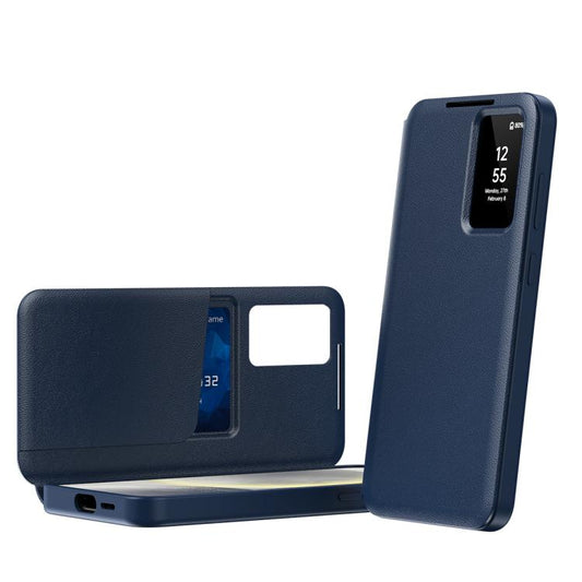 Smart View Window Leather Phone Case with Card Slot, For Galaxy A56 5G, For Samsung Galaxy S25 5G, For Samsung Galaxy S25+ 5G, For Samsung Galaxy S25 Ultra 5G