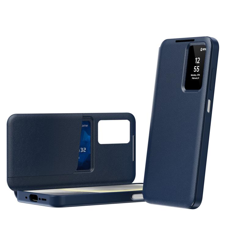 Smart View Window Leather Phone Case with Card Slot, For Galaxy S26 Ultra 5G, For Galaxy A57 5G, For Galaxy A37 5G, For Galaxy A27 5G