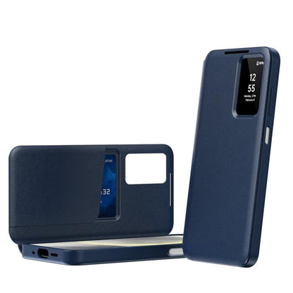 Smart View Window Leather Phone Case with Card Slot, For Galaxy S26 Ultra 5G, For Galaxy A57 5G, For Galaxy A37 5G, For Galaxy A27 5G
