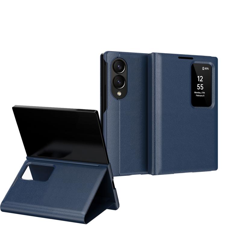 Smart View Window Leather Phone Case with Card Slot, For Galaxy Z Fold8 5G, For Galaxy S26 FE 5G, For Galaxy Fold8 Ultra 5G, For Galaxy Z TriFold