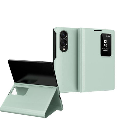 Smart View Window Leather Phone Case with Card Slot, For Galaxy Z Fold8 5G, For Galaxy S26 FE 5G, For Galaxy Fold8 Ultra 5G, For Galaxy Z TriFold