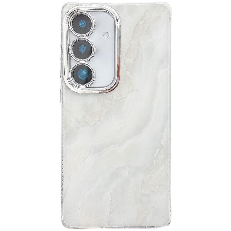 Electroplated Marble Texture Phone Case, For Samsung Galaxy S24 5G