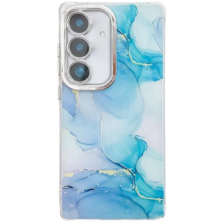 Electroplated Marble Texture Phone Case, For Samsung Galaxy S24 5G