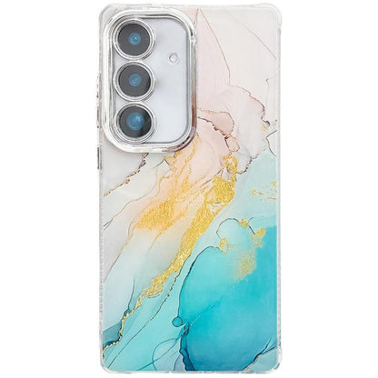 Electroplated Marble Texture Phone Case, For Samsung Galaxy S24 5G