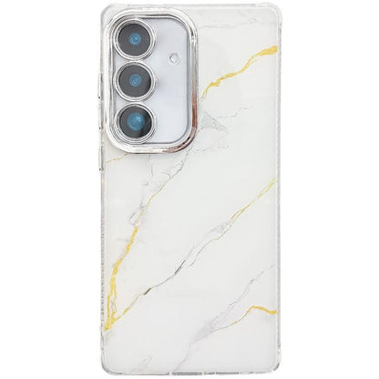 Electroplated Marble Texture Phone Case, For Samsung Galaxy S24 FE 5G