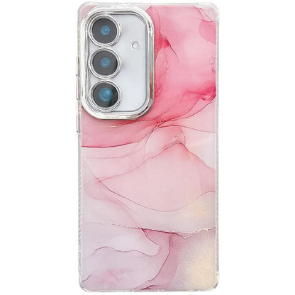 Electroplated Marble Texture Phone Case, For Samsung Galaxy S24 FE 5G