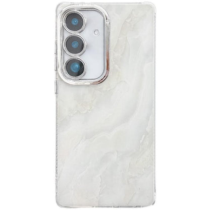 Electroplated Marble Texture Phone Case, For Samsung Galaxy S25 5G