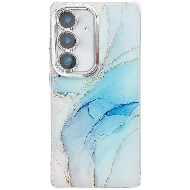Electroplated Marble Texture Phone Case, For Samsung Galaxy S25+ 5G