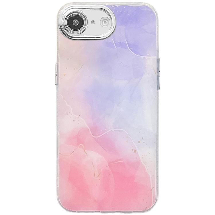 Electroplated Marble Texture Phone Case, For iPhone 16e