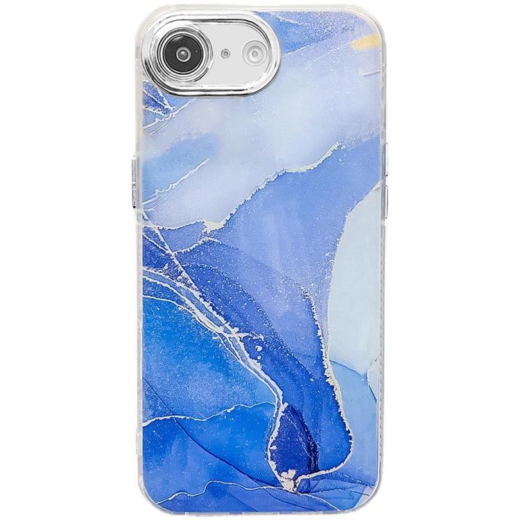 Electroplated Marble Texture Phone Case, For iPhone 16e
