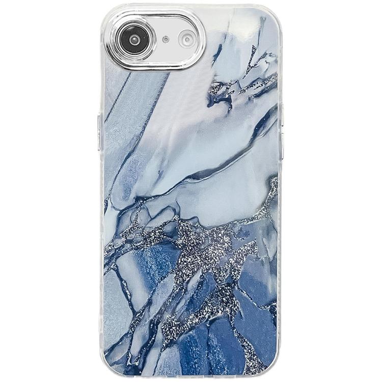 Electroplated Marble Texture Phone Case, For iPhone 16e