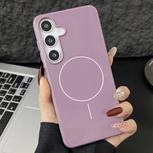 Glossy TPU Shockproof MagSafe Phone Case, For Samsung Galaxy S25 5G, For Samsung Galaxy S25+ 5G, For Samsung Galaxy S25 Ultra 5G
