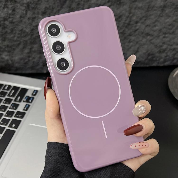 Glossy TPU Shockproof MagSafe Phone Case, For Samsung Galaxy S25 5G, For Samsung Galaxy S25+ 5G, For Samsung Galaxy S25 Ultra 5G
