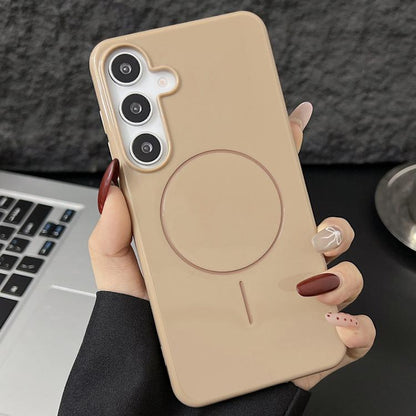 Glossy TPU Shockproof MagSafe Phone Case, For Samsung Galaxy S25 5G, For Samsung Galaxy S25+ 5G, For Samsung Galaxy S25 Ultra 5G