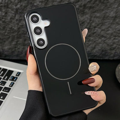 Glossy TPU Shockproof MagSafe Phone Case, For Samsung Galaxy S25 5G, For Samsung Galaxy S25+ 5G, For Samsung Galaxy S25 Ultra 5G